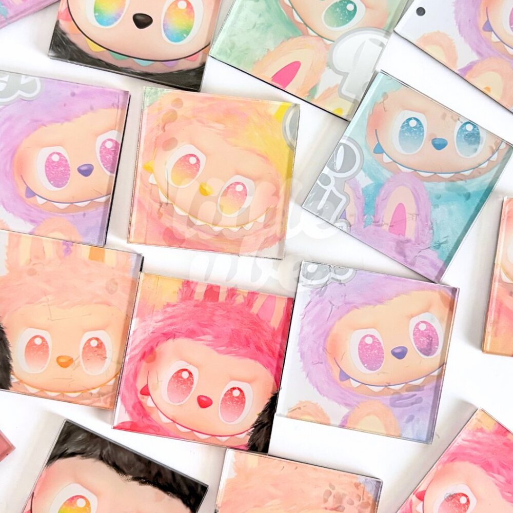 [SET OF 7] Upcycled Labubu Fridge Magnets | Handmade - Picture 2 of 2
